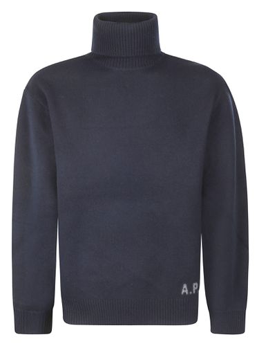 A. P.C. Logo Turtleneck Sweater - A.P.C. - Modalova