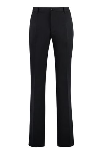 Flared Wool Trousers - Dolce & Gabbana - Modalova