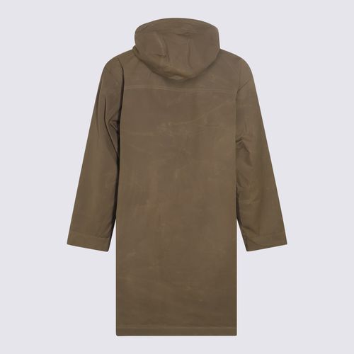 A. P.C. Khaki Cotton Parka Coat - A.P.C. - Modalova