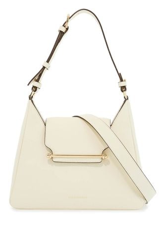 Structured Vanilla Calfskin Crossbody Bag With Clean Lines - Strathberry - Modalova