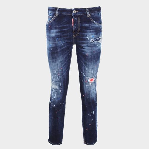 Dsquared2 Blue Cotton Jeans - Dsquared2 - Modalova