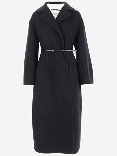 Single-breasted Wool Coat - Jil Sander - Modalova