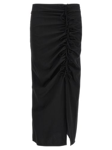 Ganni Midi Bow Skirt - Ganni - Modalova