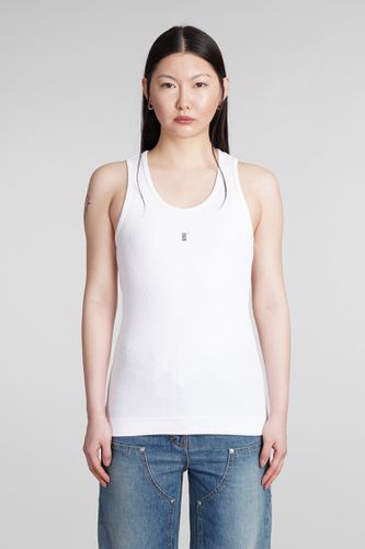 Givenchy Tank Top In White Cotton - Givenchy - Modalova