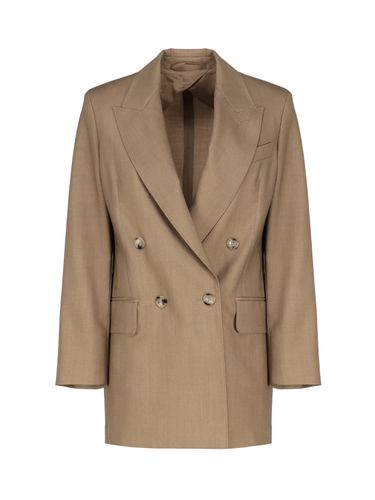 Double Breasted Blazer In Wool Blend - Max Mara - Modalova