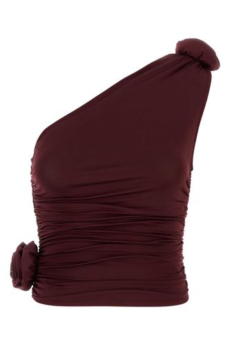 Burgundy Stretch Viscose Top - Magda Butrym - Modalova