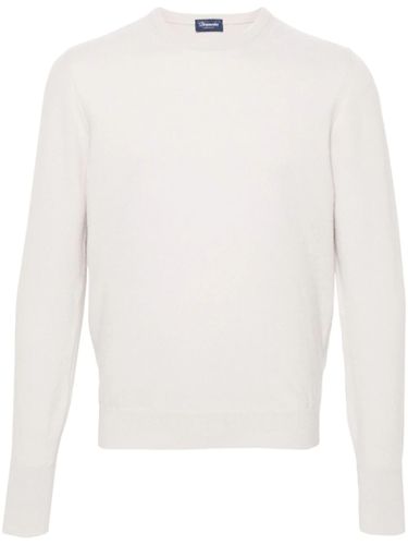 Drumohr Light Grey Cashmere Sweater - Drumohr - Modalova