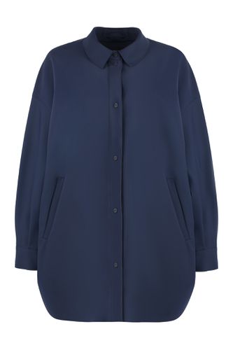 Oversized Plain Buttoned Jacket - Herno - Modalova