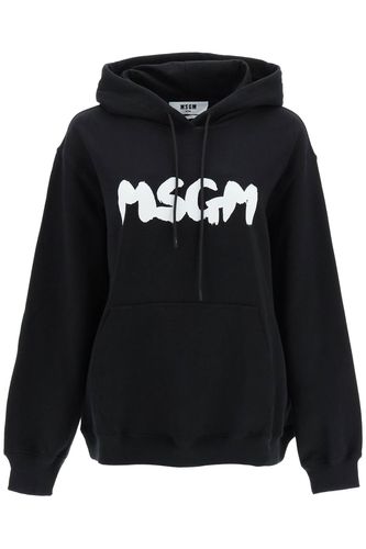 MSGM Logo Hoodie - MSGM - Modalova