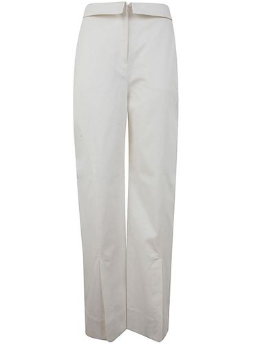 Straight-leg Slit-detailed Pants - Alberta Ferretti - Modalova