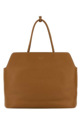 Prada Caramel Leather Shopping Bag - Prada - Modalova