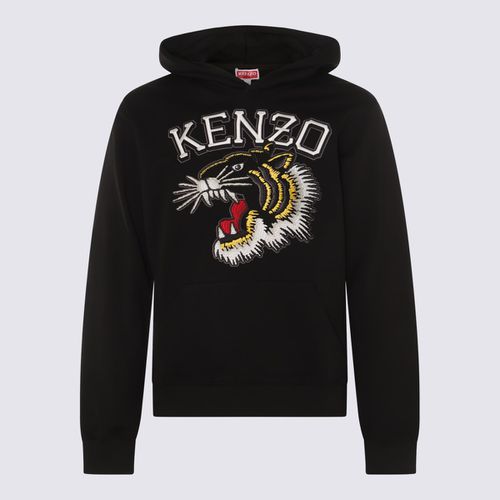 Kenzo Black Cotton Tiger Sweatshirt - Kenzo - Modalova