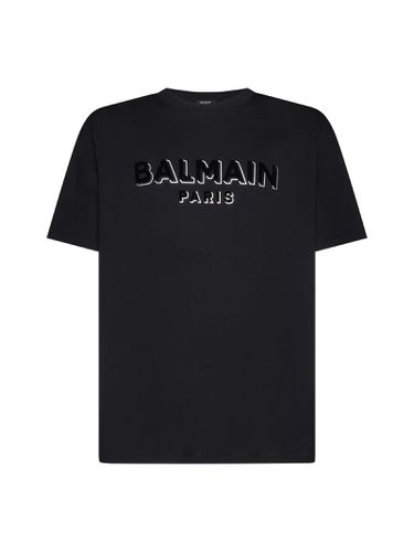 Balmain Logo Cotton T-shirt - Balmain - Modalova