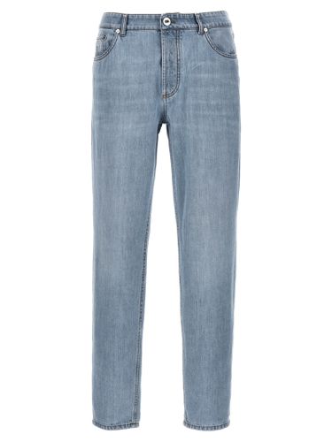 Logo Embroidery Jeans - Brunello Cucinelli - Modalova