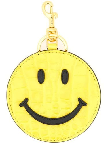 Moschino Smiley Card Holder - Moschino - Modalova