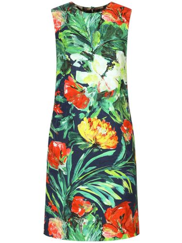 Bloom-print Midi Dress - Dolce & Gabbana - Modalova