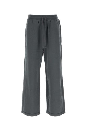 Anthracite Cotton Joggers - Dolce & Gabbana - Modalova