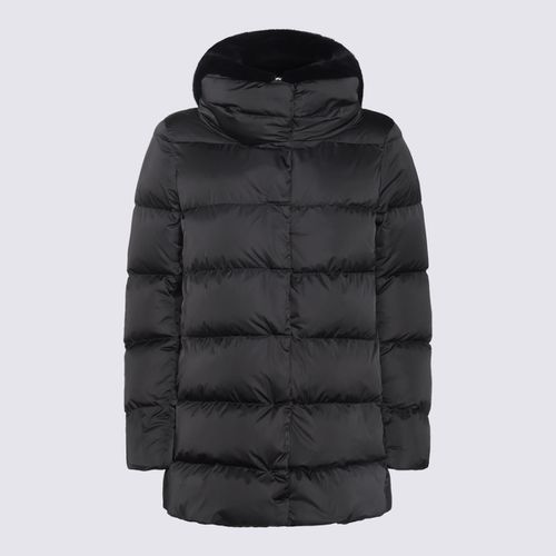 Herno Black Down Jacket - Herno - Modalova