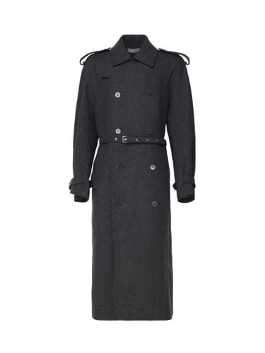 J. W. Anderson Wool Trench Coat With Oversized Pockets - J.W. Anderson - Modalova