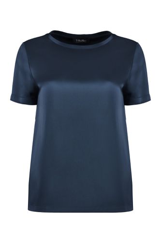 S Max Mara Rebecca Satin T-shirt - 'S Max Mara - Modalova