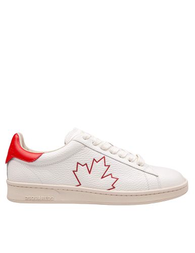 Boxer Sneakers In Leather And Color - Dsquared2 - Modalova