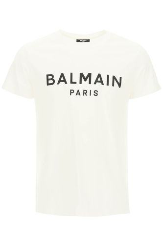 Balmain Logo Print T-shirt - Balmain - Modalova