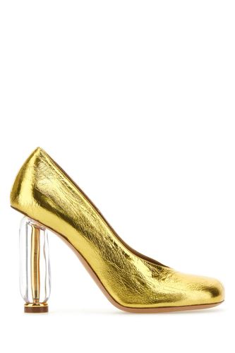 Dries Van Noten Gold Leather Pumps - Dries Van Noten - Modalova