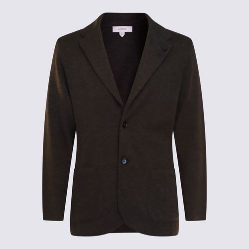 Lardini Dark Grey Wool Blazer - Lardini - Modalova