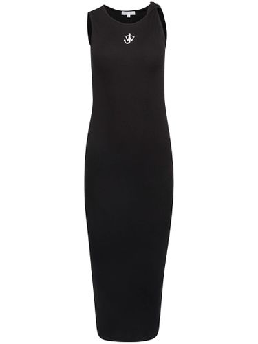 J. W. Anderson Anchor Embroidery Twisted Strap Dress - J.W. Anderson - Modalova