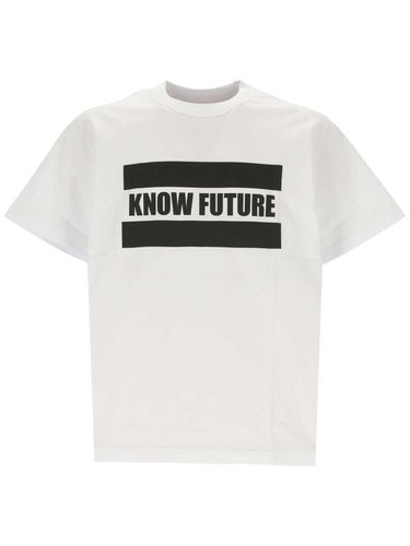 Slogan-printed Crewneck T-shirt - Sacai - Modalova
