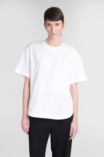 Theory Blouse In White Cotton - Theory - Modalova