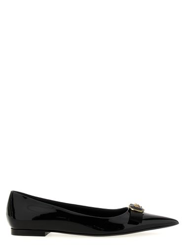 Versace gianni Ribbon Ballet Flats - Versace - Modalova