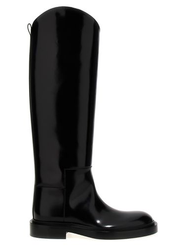 Jil Sander Leather Boots - Jil Sander - Modalova