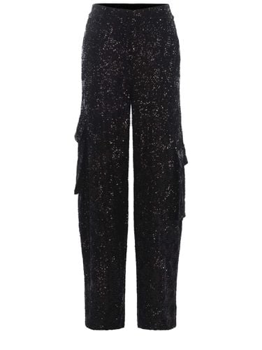 Sequin Cargo Pants - Rotate by Birger Christensen - Modalova