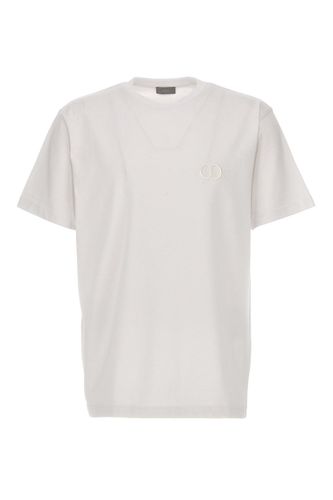 Cd Embroidered Crewneck T-shirt - Dior - Modalova