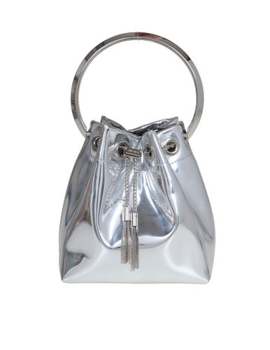 Bon Bon Bucket Bag In Metallic Leather - Jimmy Choo - Modalova