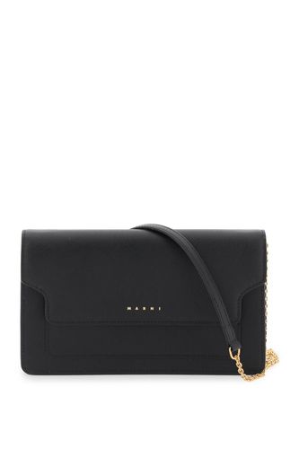 Marni Logo Shoulder Strap Wallet - Marni - Modalova