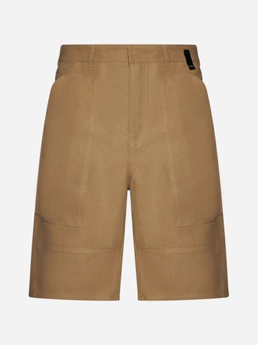 Fendi Paper Canvas Bermuda Shorts - Fendi - Modalova