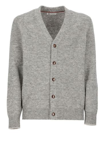 Buttoned Longsleeved Cardigan - Brunello Cucinelli - Modalova