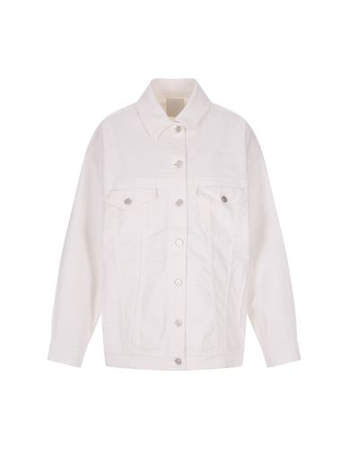 Stone Grey Denim Oversize Jacket - Givenchy - Modalova