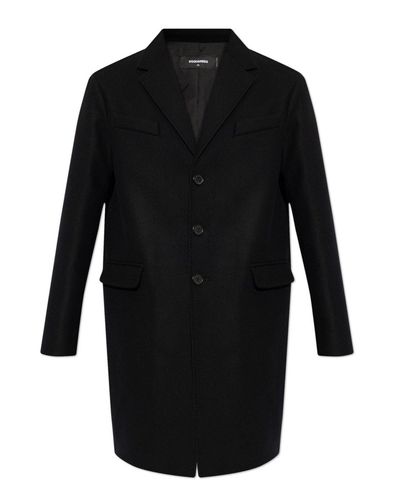 Single-breasted Long-sleeved Coat - Dsquared2 - Modalova