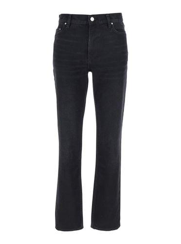 Flared Jeans With High Waist And Patch Logo On The Rear In Denim Woman - Totême - Modalova