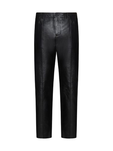 Versace Leather Pants - Versace - Modalova