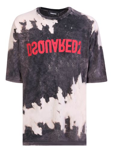 Multicolor Tie-dye T-shirt - Dsquared2 - Modalova