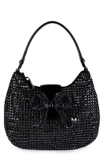 Diamante Crescent Bow Handbag - self-portrait - Modalova