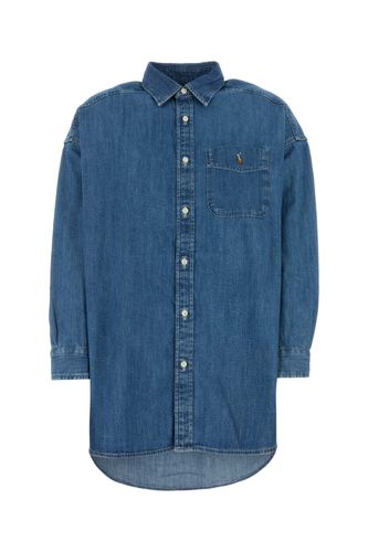 Denim Oversize Shirt - Polo Ralph Lauren - Modalova