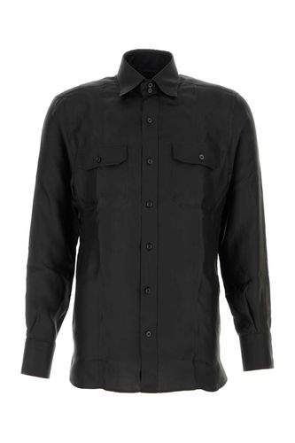 Tom Ford Black Silk Shirt - Tom Ford - Modalova