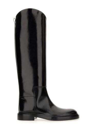 Jil Sander Leather Boot - Jil Sander - Modalova