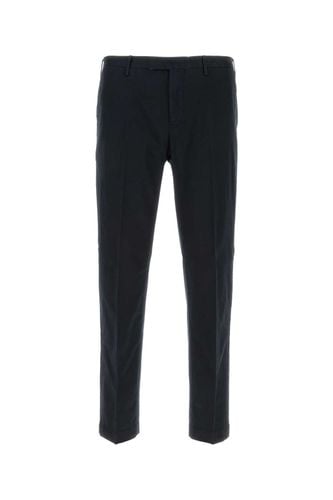 Midnight Blue Stretch Cotton Pant - PT Torino - Modalova