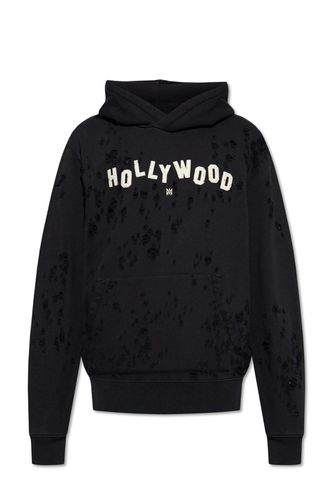 AMIRI Hollywood Distressed Hoodie - AMIRI - Modalova